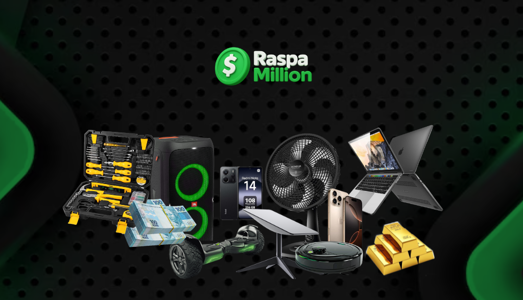 MEGA RASPADA BLACK 🖤💰 - R$10,00 - PRÊMIOS DE ATÉ R$20.000,00